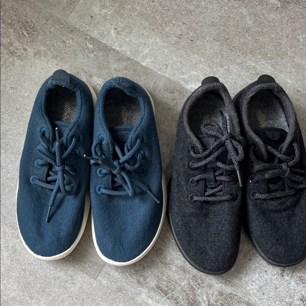 Allbirds Wool Runners - Navy and Charcoal